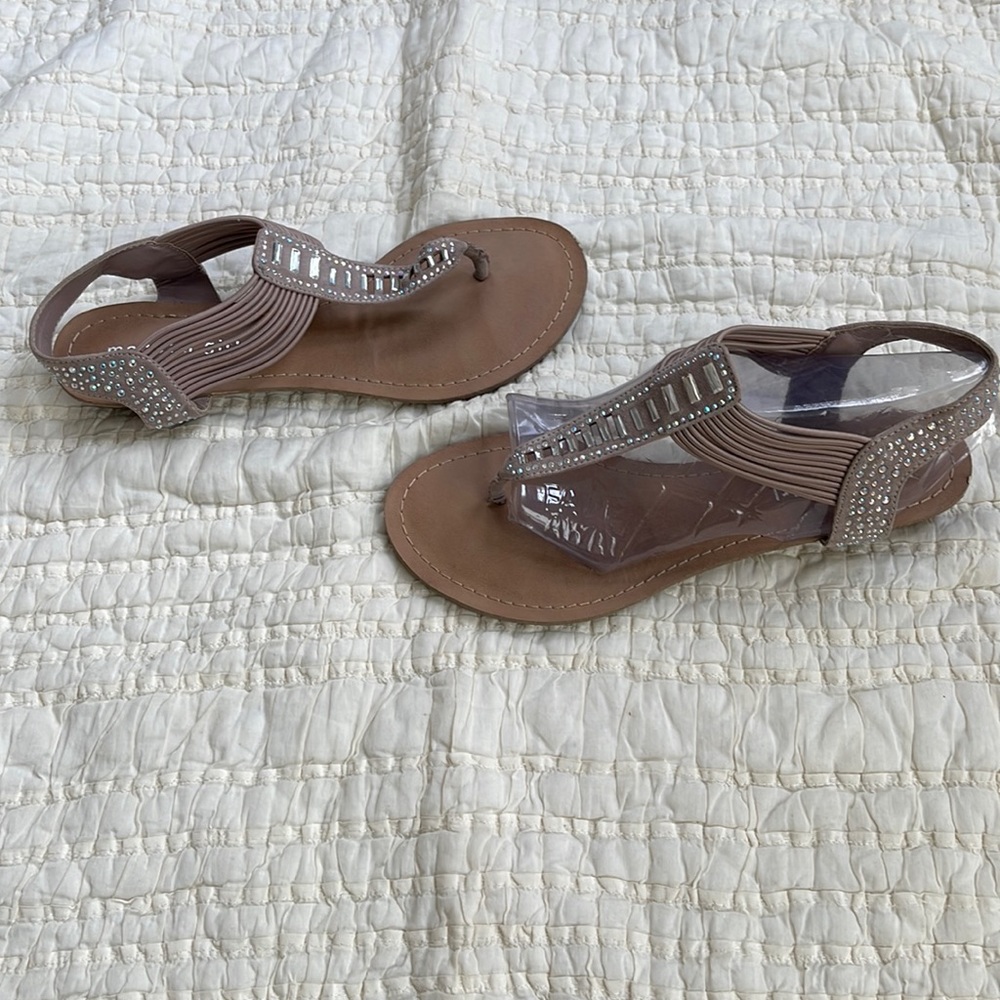Madden Girl Jewelled Thong Sandals